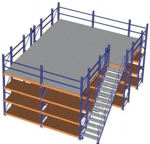 Warehouse mezzanine floor multi-level racking office second floor ...