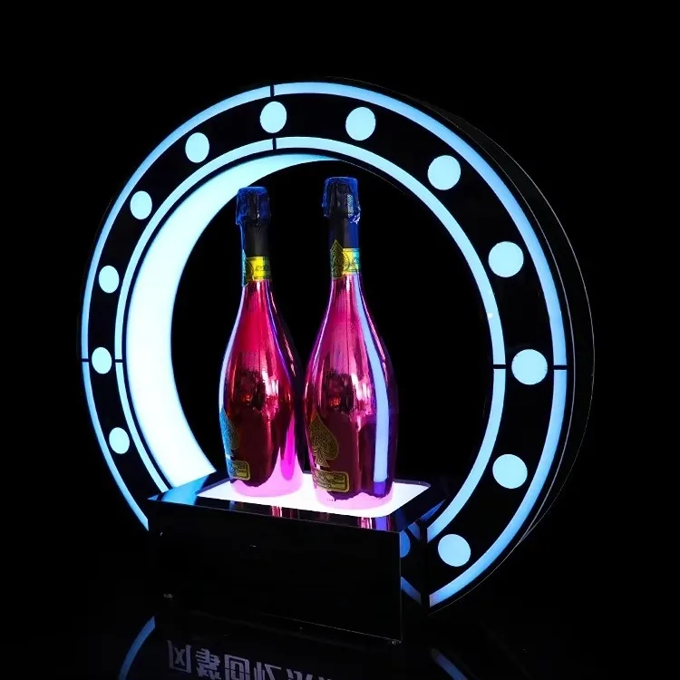 Rechargeable LED Acrylic Bottle Presenter with Remote Control for