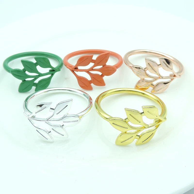 Senior Wedding Banquet Decoration Gold And Silver Metal Leaf Napkin Ring Buy Leaf Napkin Ring Gold Napkin Ring Silver Napkin Rings Product On Alibaba Com