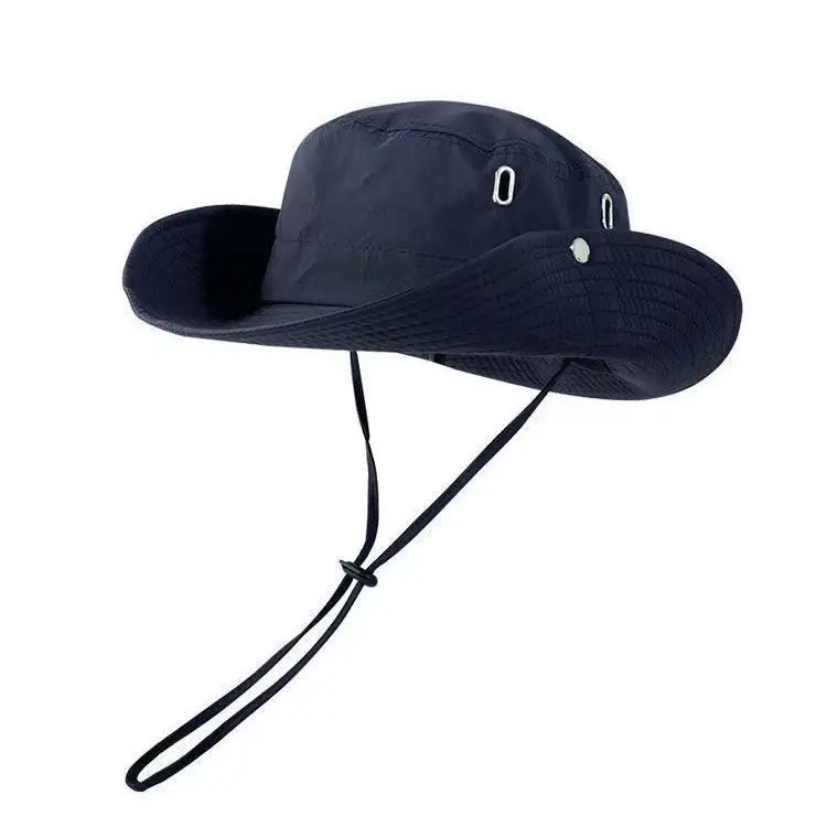 Chapéu de caminhada estilo western anti uv secagem rápida_voghion.com