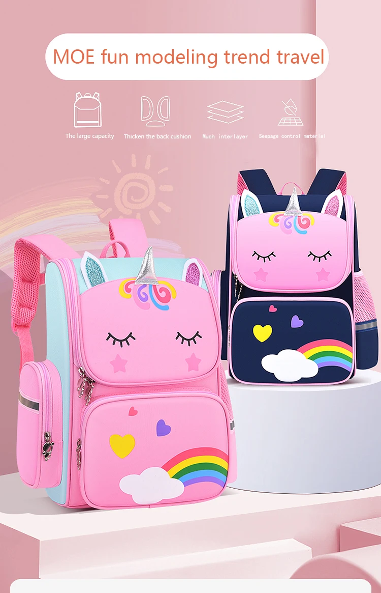 Hot Sale Cute Waterproof Child School Bags For Boy Girl School Bags