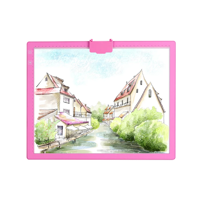 Hot selling Large A3 size JSK-A3-D36 scale glow led light pad sketch board with angle stand led tracing board
