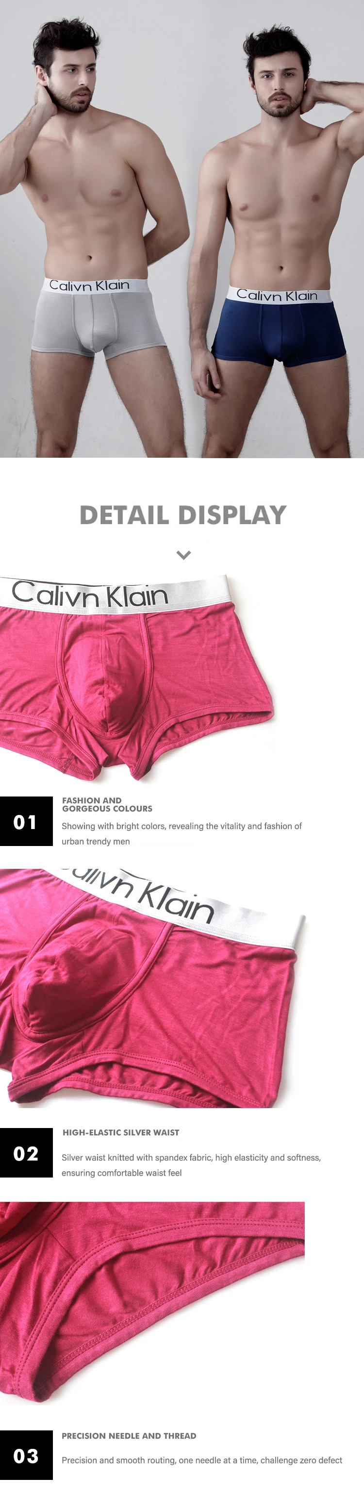 Boxers Main Label Wholesale Men's Boxer Briefs with Custom Logo & Comfort