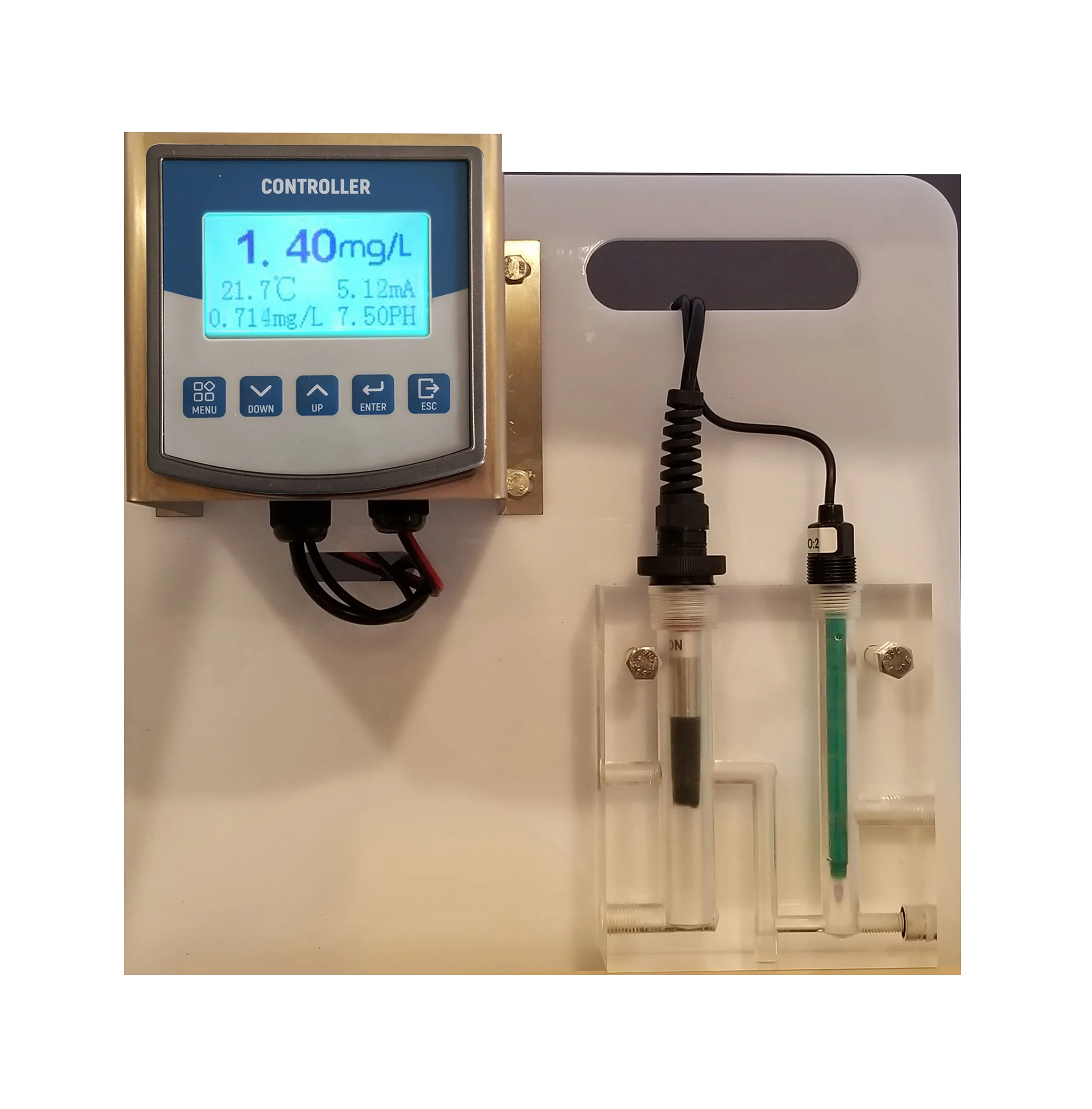 Free Chlorine Sensors For Swimming Pool CL 6850 With 4 20ma And LCD Display OEM And ODM