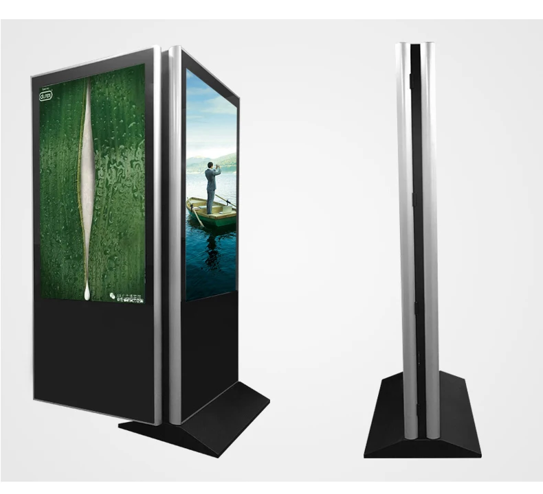 Up to date 55 Inch Indoor Double Side Touch Screen Monitor Led Display Pos System Advertising Kiosk