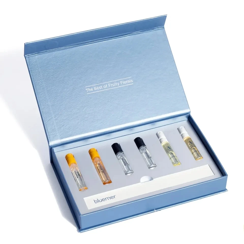 Custom Carton Paper 5ml 10ml Spray Bottle Perfume Oil Tester Roller Sample Packaging Box for Perfume Bottles Set Samples