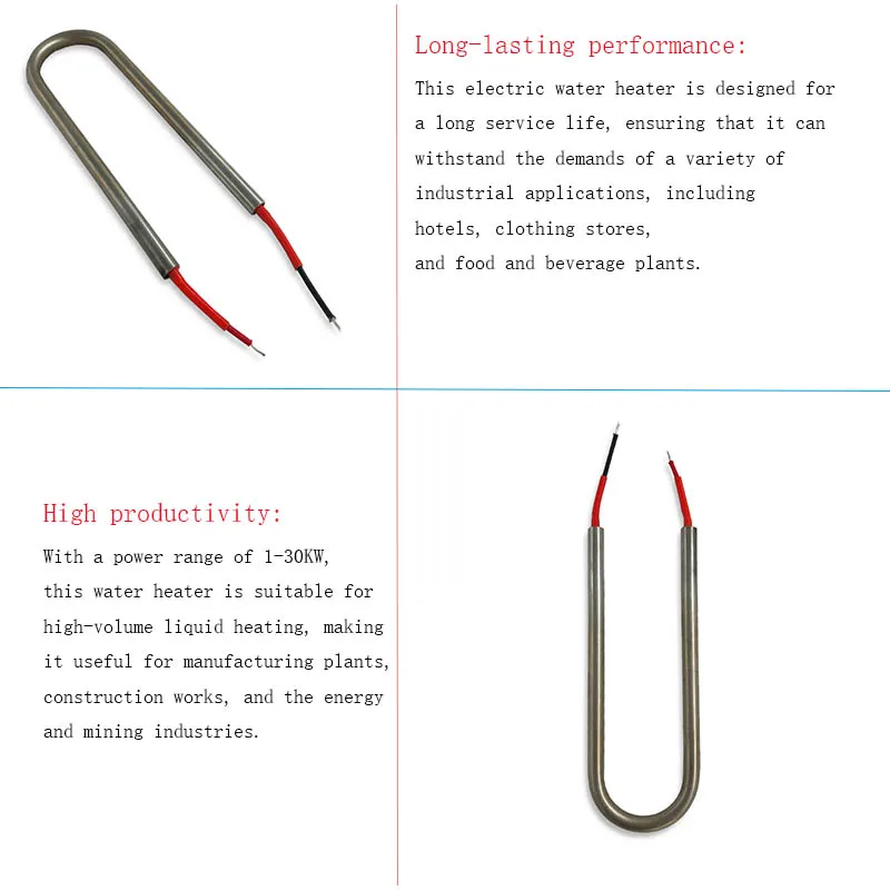 U Shaped Heating Element