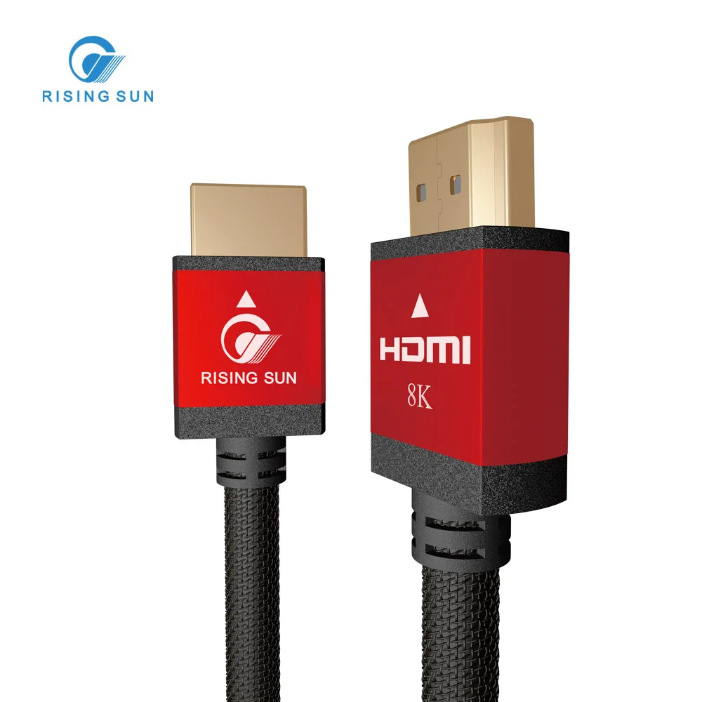 Плетеный высокоскоростной кабель 1,8 м из алюминиевого сплава, Премиум, Hdmi 2,1, 4k 120, поддержка 8k, 60 Гц, 48 Гбит/с, кабель Hdmi 2,1