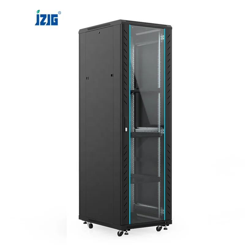 47U 600*800 Computer Cabinet Easy Installation 19 Inch Steel Network Server Rack with Glass Door for Data Center