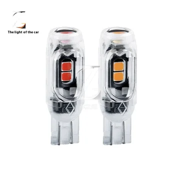 T10 2835 5 LED Indicator Lamp High Temperature Resistant Lens Full Light Transmission Small Roof Lamp Highlight Effect 5W