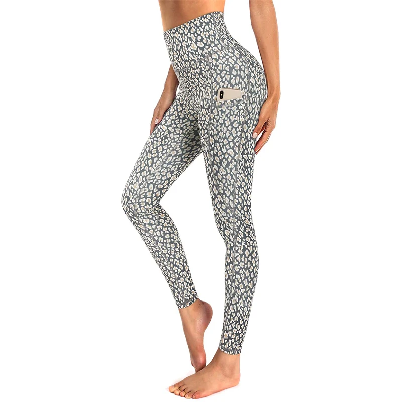 cotton workout leggings with pockets