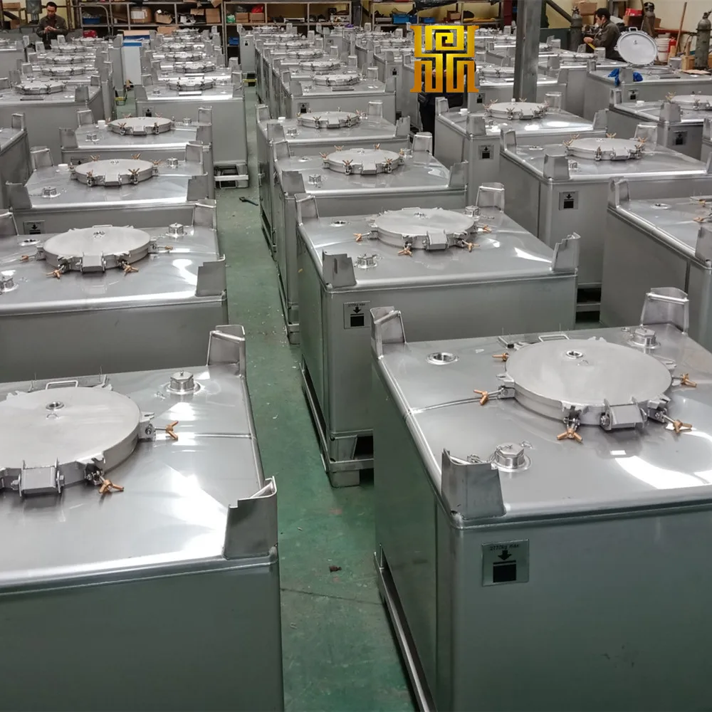 Factory Direct 1000L SS304 IBC Tank High Quality Customized Stainless Steel for Liquid Storage Good for Food & Chemicals