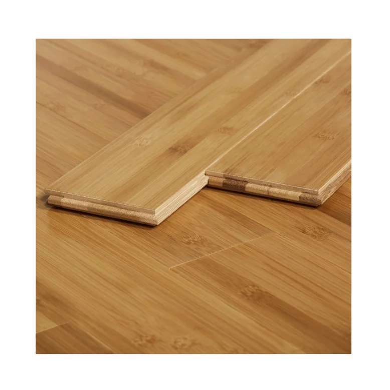 indoor use carbonized color horizontal solid bamboo flooring