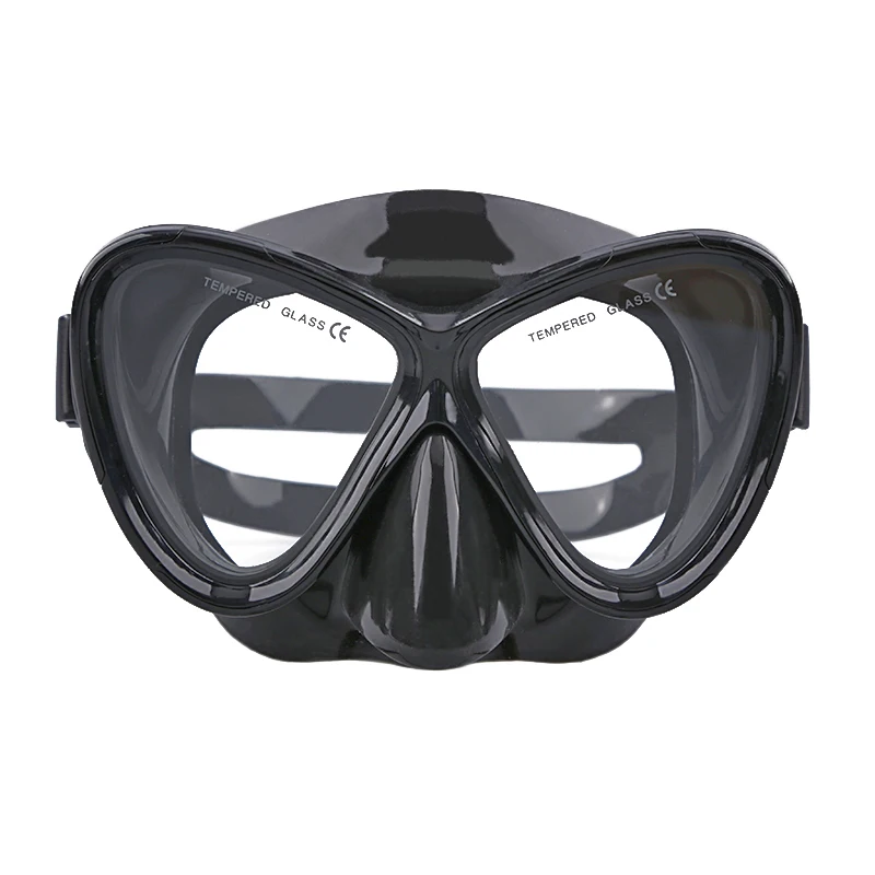 Aloma Popular Big frame dive optical lens mask scuba diving mask underwater anti fog and tube diving gear equipment