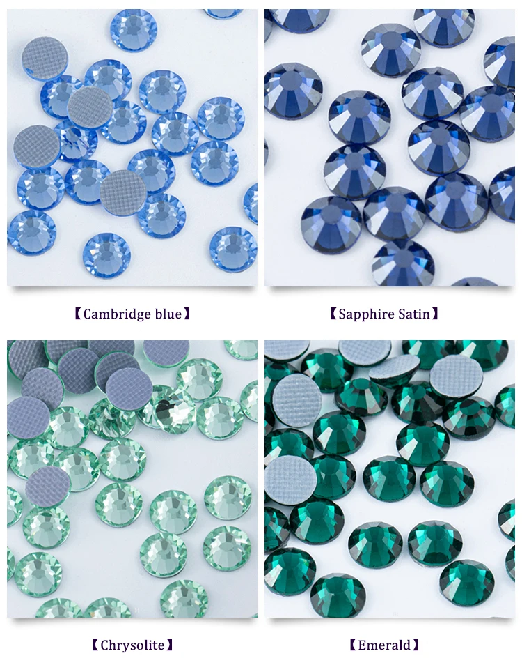 Yhb Crystal Ab Rhinestone Sheet Adhesive Hotfix Rhinestone Diamond