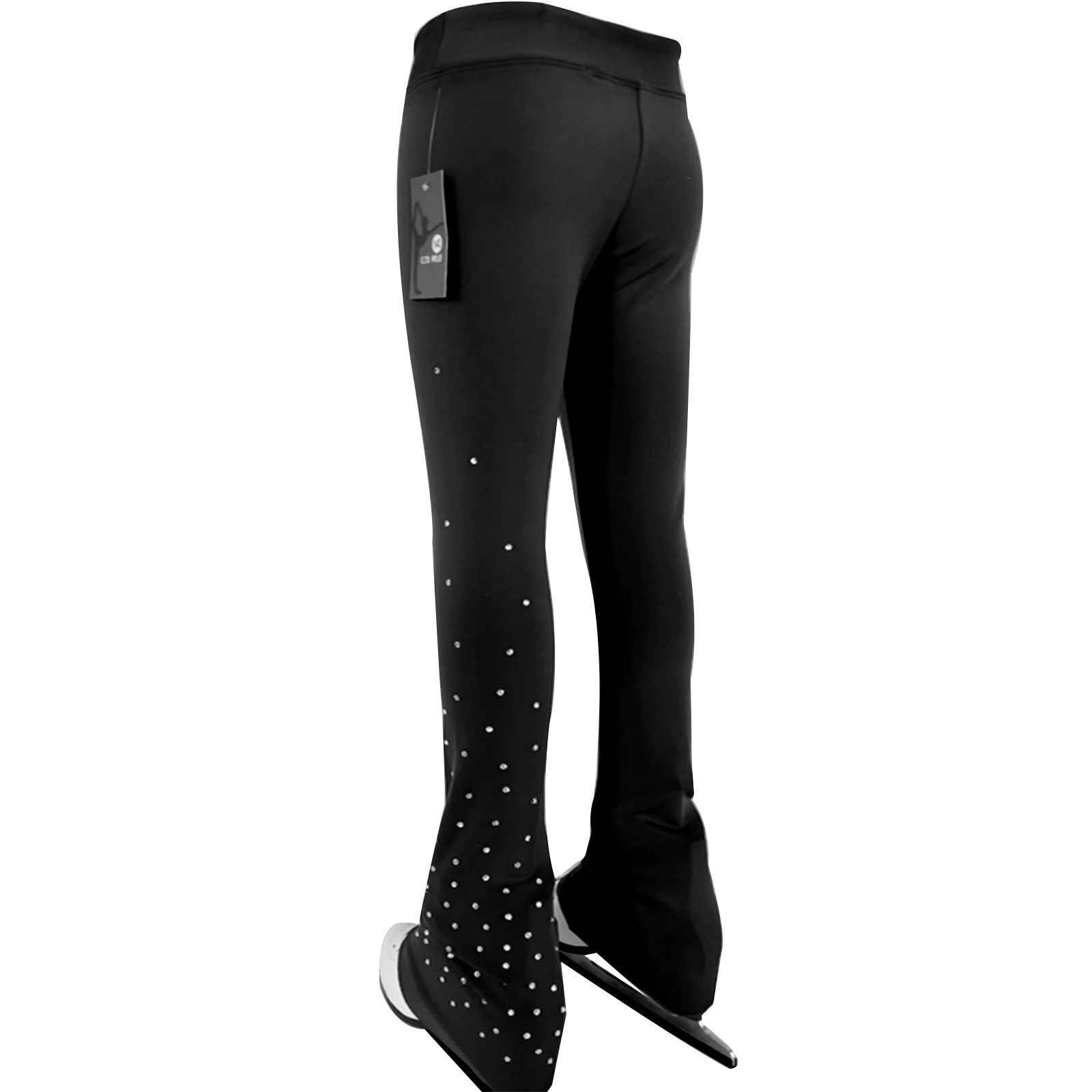 Pantalon Patinage Artistique Femme - Legging Polaire Avec Nœuds