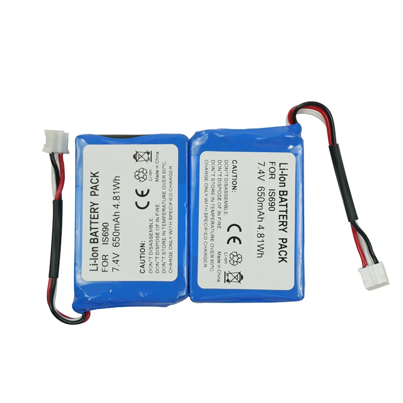 Lithium Ion 7.4V 650mAh IS690 POS Terminal Baterya para sa PAX Q80