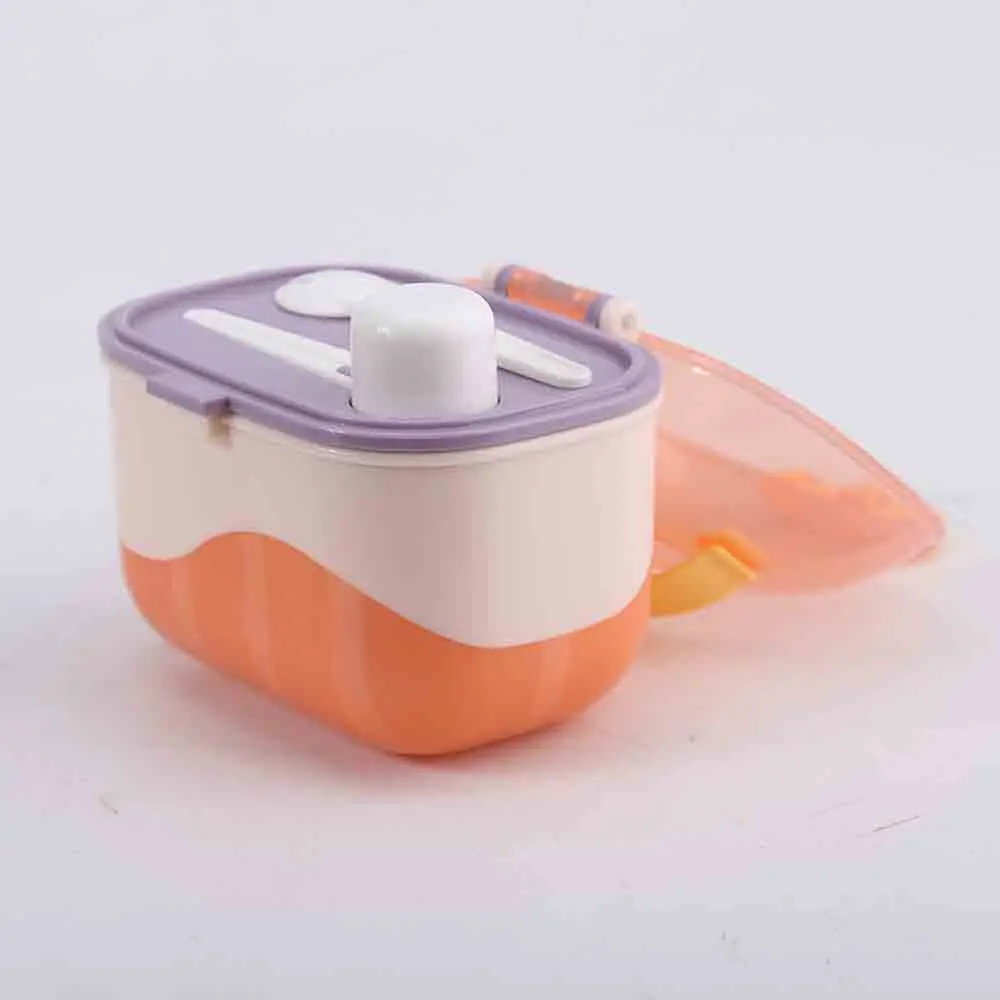 Source Portable Milk Power Box Baby Formula Dispenser Travel Snack Container  Baby Food Storage Sealed Box with Measuring Spoon and Fork on m.