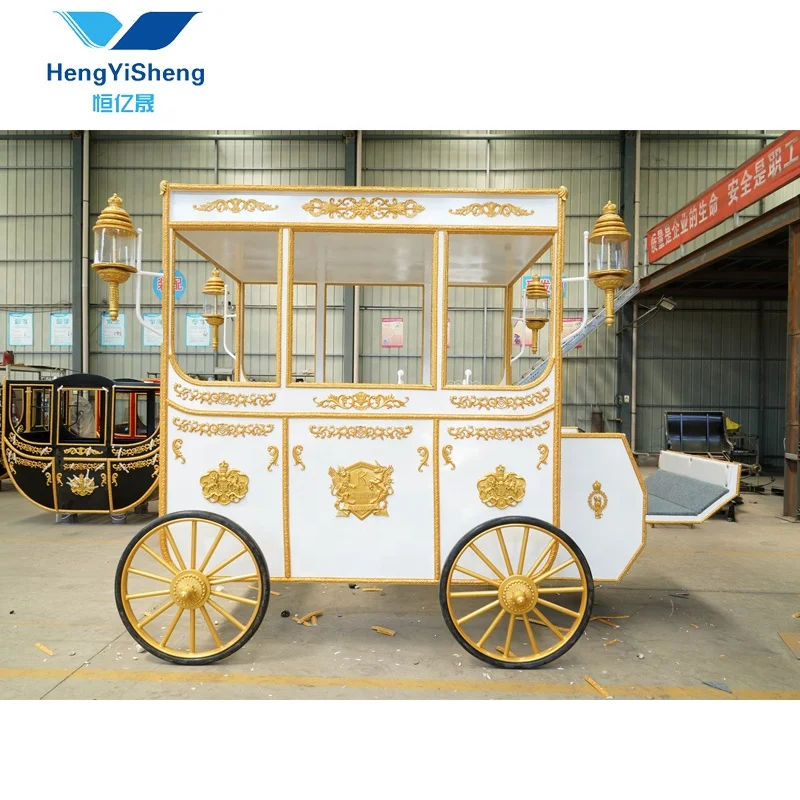 Electric Royal Horse Carriage/Horse Carts /Four wheels carriage With Factory Price
