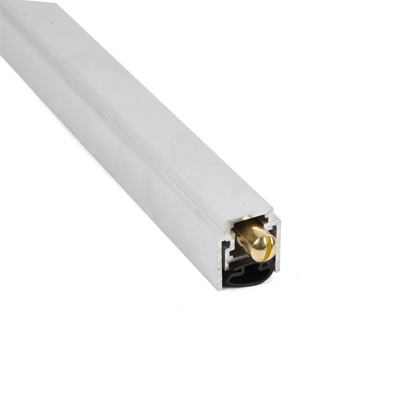 Timber Entrance Doors Automatic Drop Seals Slot Position Aluminum Door Bottom Seal