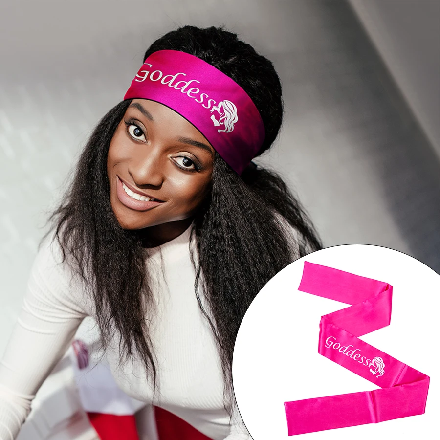 Satin Edge Satin Scarf For Black Hair Laying Scarf Edge Scarf For