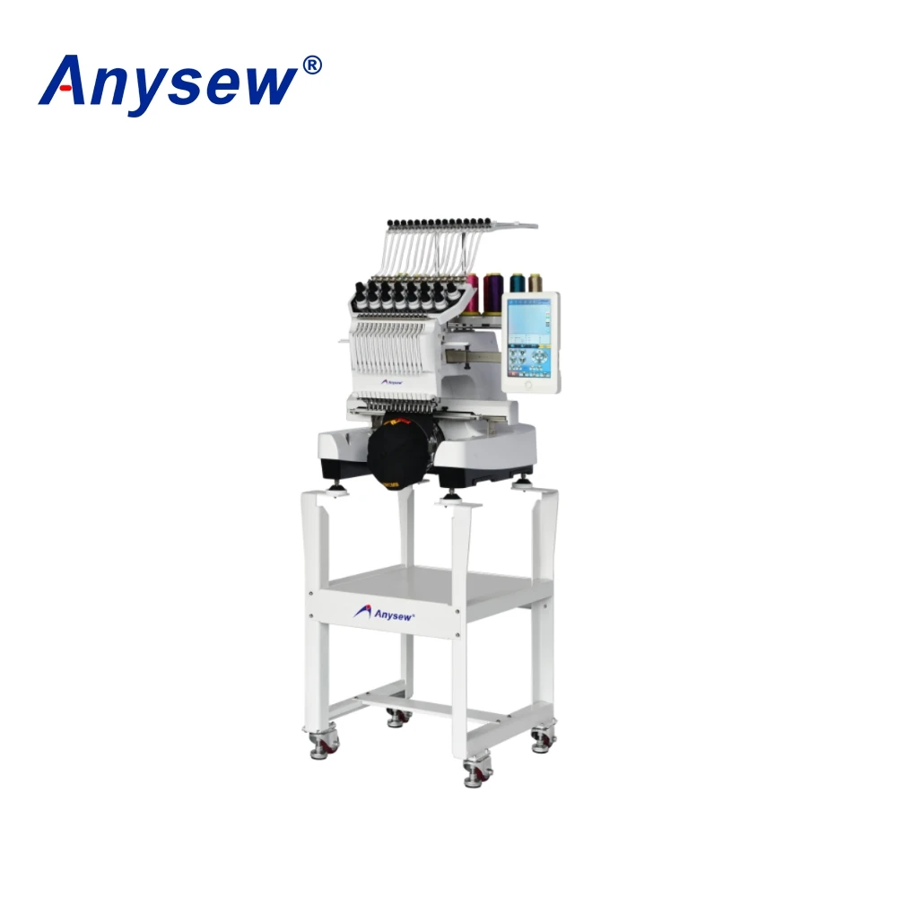 AS-BF1500 Commercial Single head 15 needles Embroidery Machine