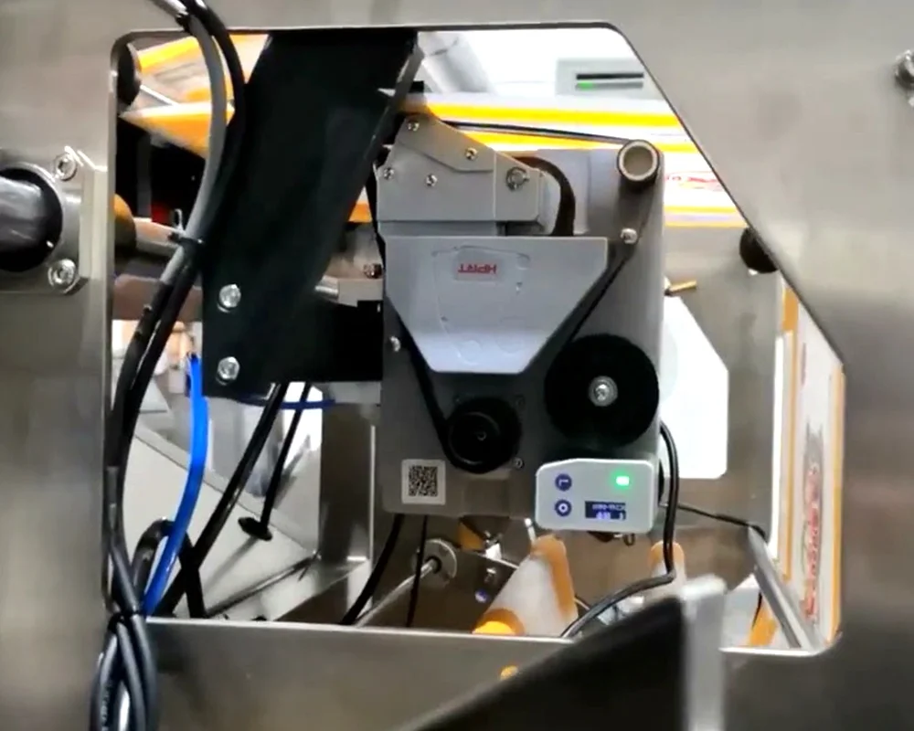 DC24A Expiry Date Thermal Transfer TTO Printer Code Printing Machine for Packaging Films Sachet Bag