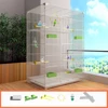 White Two floors60*43*74cm/1.97*1.41*2.43 ft