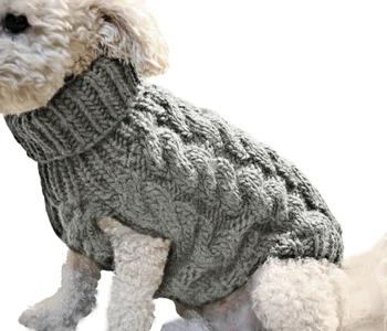 wholesale acrylic knit dogs sweater puppies pet accessories apparel fashion warm pet clothing dog clothes