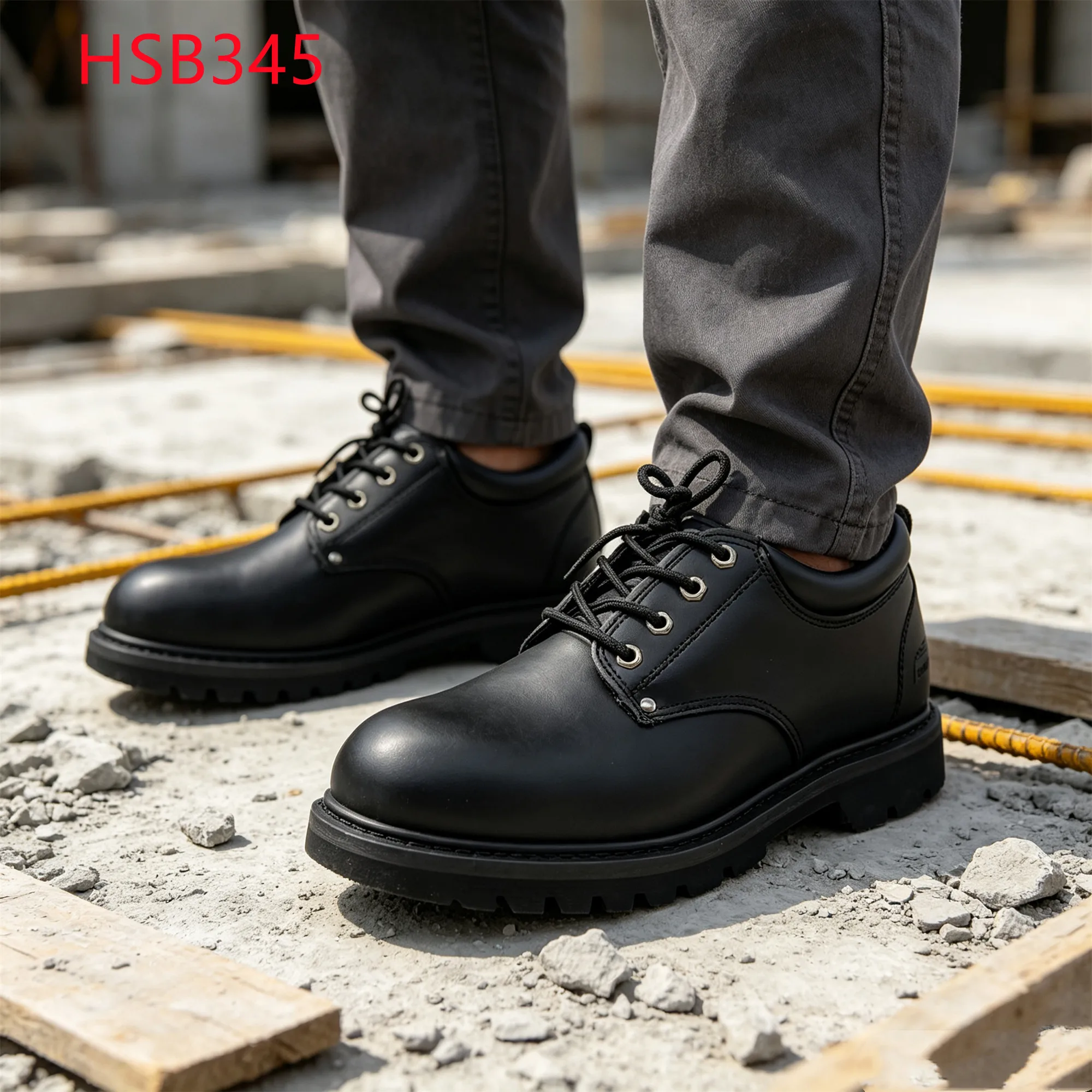 LXG,Metal Fabrication Goodyear EVA+rubber Sole Safety Boots Anti-penetration&hit 4'' Hua Singh PPE Working Shoes in USA HSB345