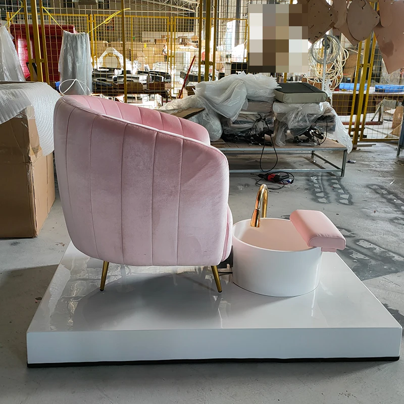 Luxury Pink Pedicure Throne - Spa Pedicure Chairs for Salons