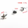 Size 11 6mm silver five-pointed star rivet