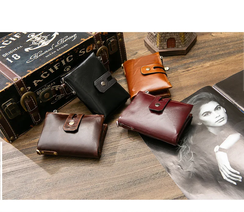 Smart Anti-Lost Wallet with Alarm Position Record (via Phone GPS) Bifold Cowhide Leather Smart Wallet for Men