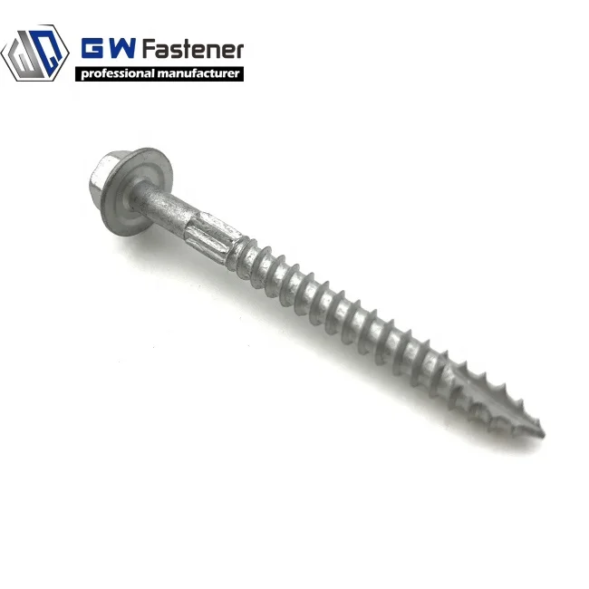 Class 4 Galvanised Hex Head T17 Timber Wood Screw