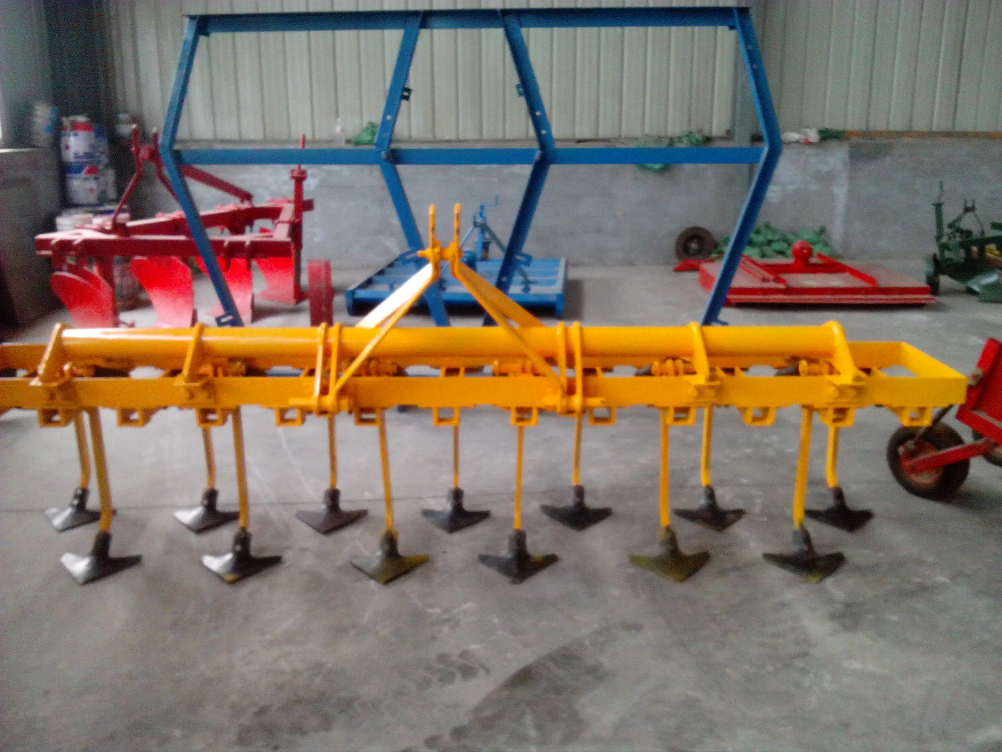 Good Service Tractor Spring Tines Cultivator 11 Tines 9 Tooth Cultivator Heavy Duty Spring Loaded Cultivator