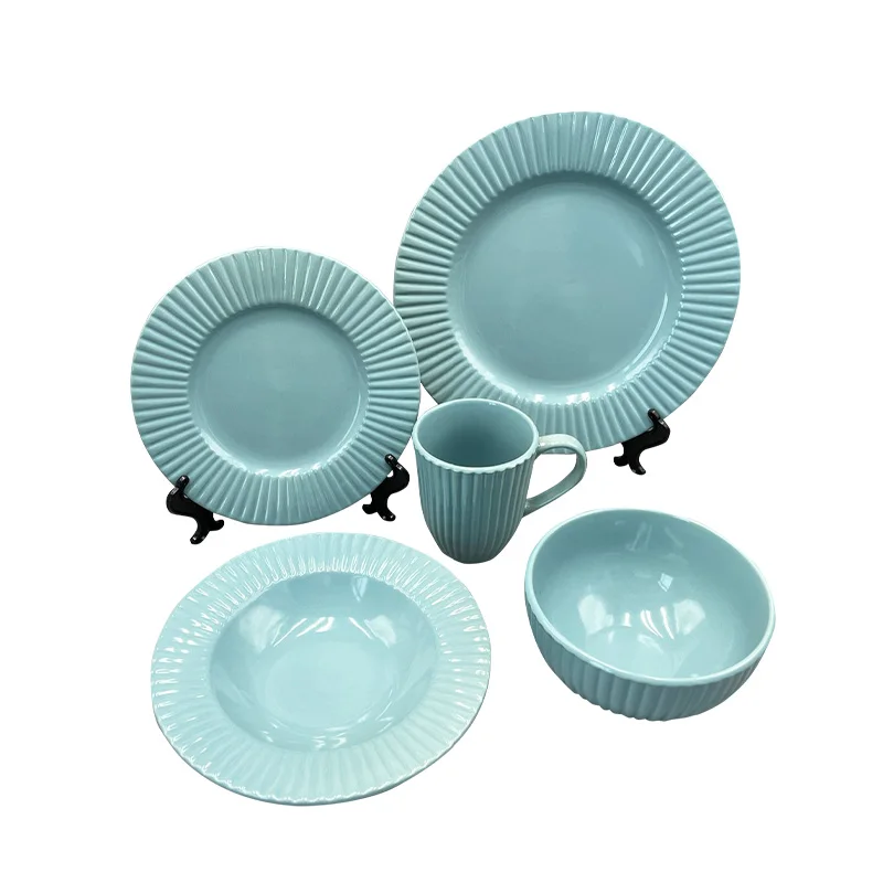 2023 Wholesale Ecofriendly Cheap Dinnerware Sets Unbreakable Plates