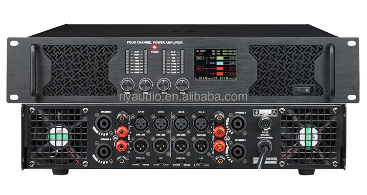Dc4.6 4 Channel Power Amplifier 600 Watts Power Amplifier 2u Amplifier ...