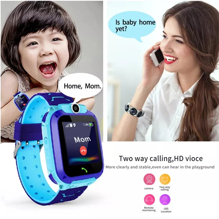 Q12 Kids Smart Watch With Sim Card Ip67 Waterproof Sos Camera ...