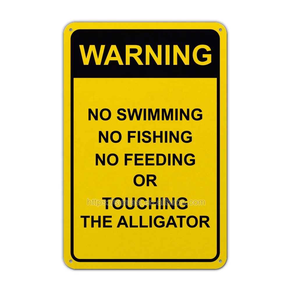 来自中国工厂的定制黄色金属铝警告标志安全金属板 - buy warning