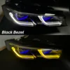 Black Bezel:White-Yellow DRL
