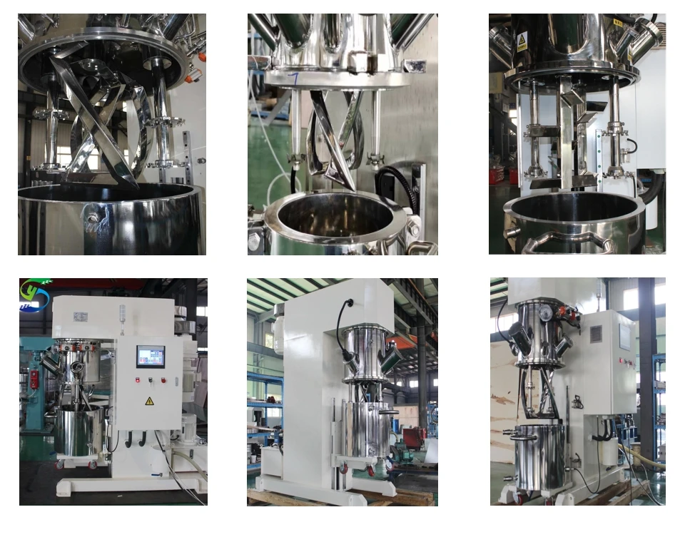 Industrial Polymer Epoxy Resin Vacuum Mixer Machine Polyurethane Glue Double Planetary Mixer