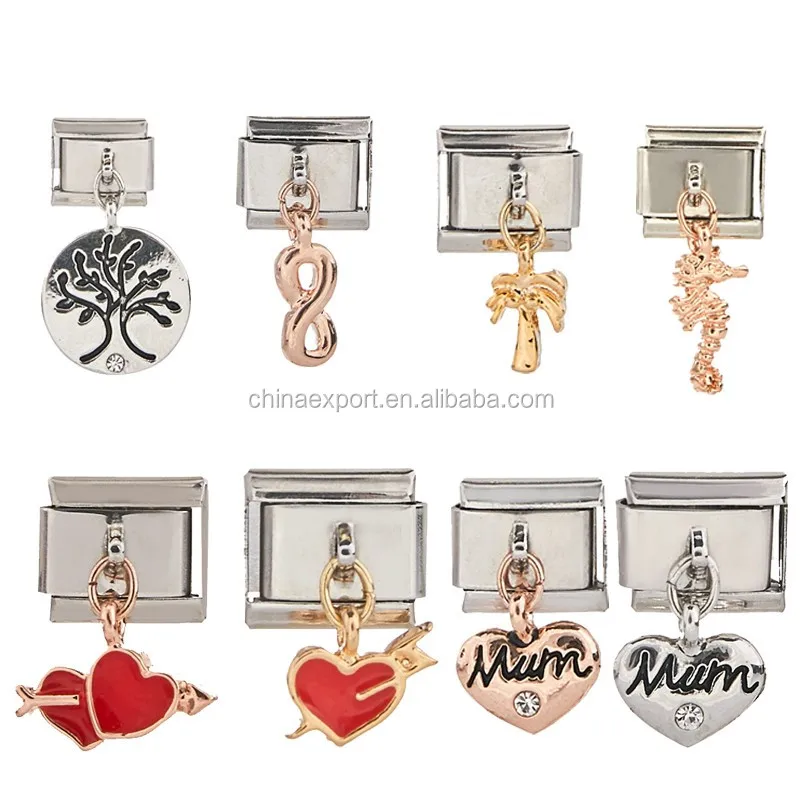 Italian Charm Bracelet Making Dangle Charm Connector Buy Dangle Charm
