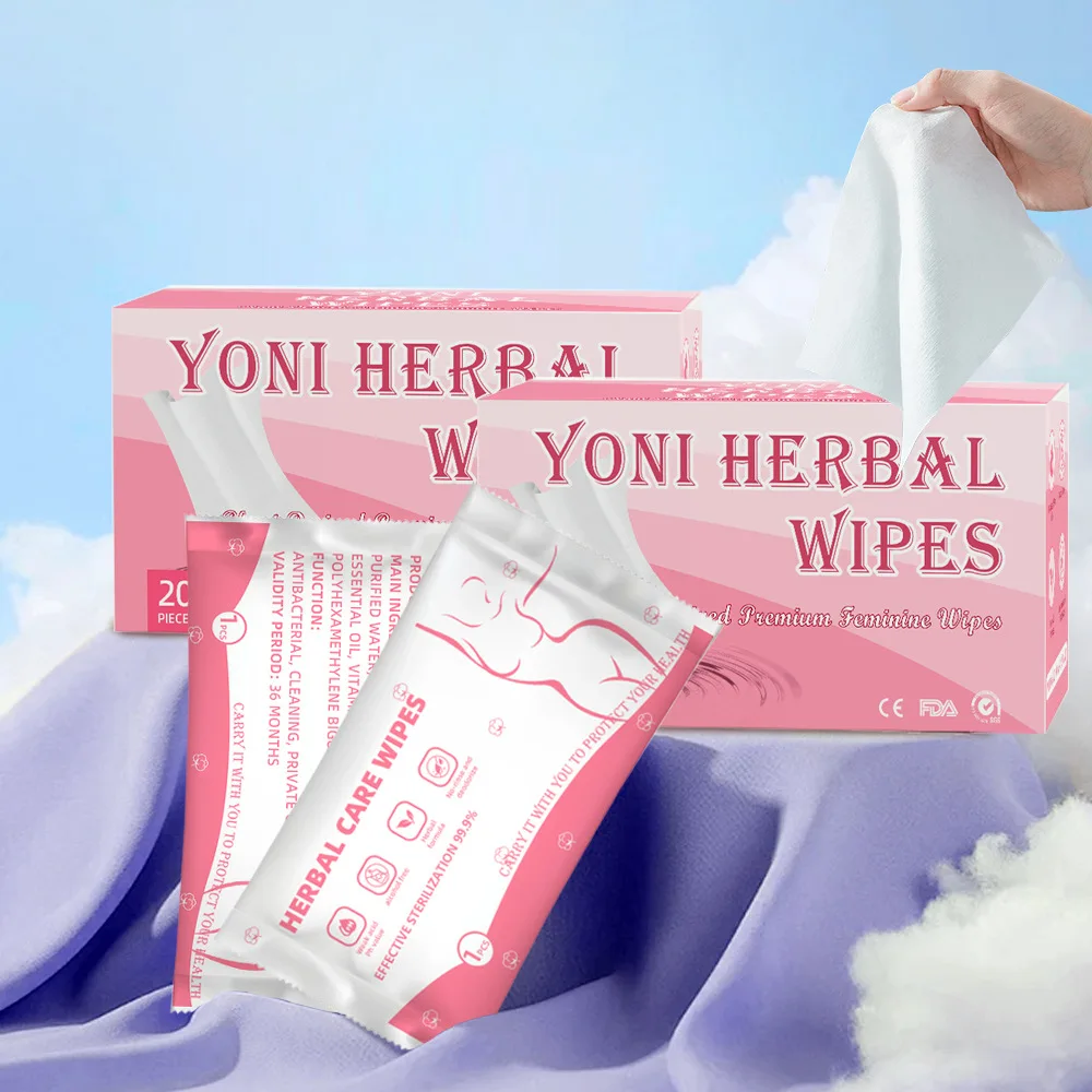 Factory Private Label Organic OEM Custom Alcohol Free Femininity After Sex Cleaning Disposable Yoni Feminine Wet Wipes