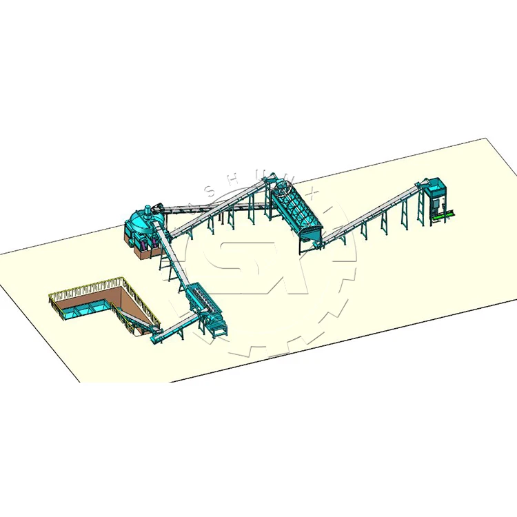 
DAP/MAP/ CAN/SSP производственная линия по производству сложных удобрений в гранулах на продажу 