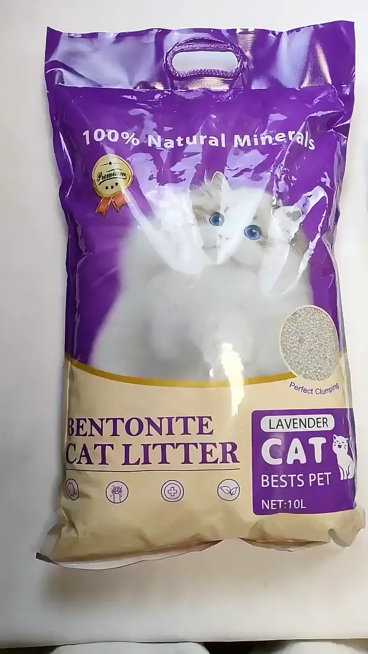 99. 9 Dust Free Sodium Bentonite Cat Litter Bentonite Cat Litter Guangzhou Arena Para Gato