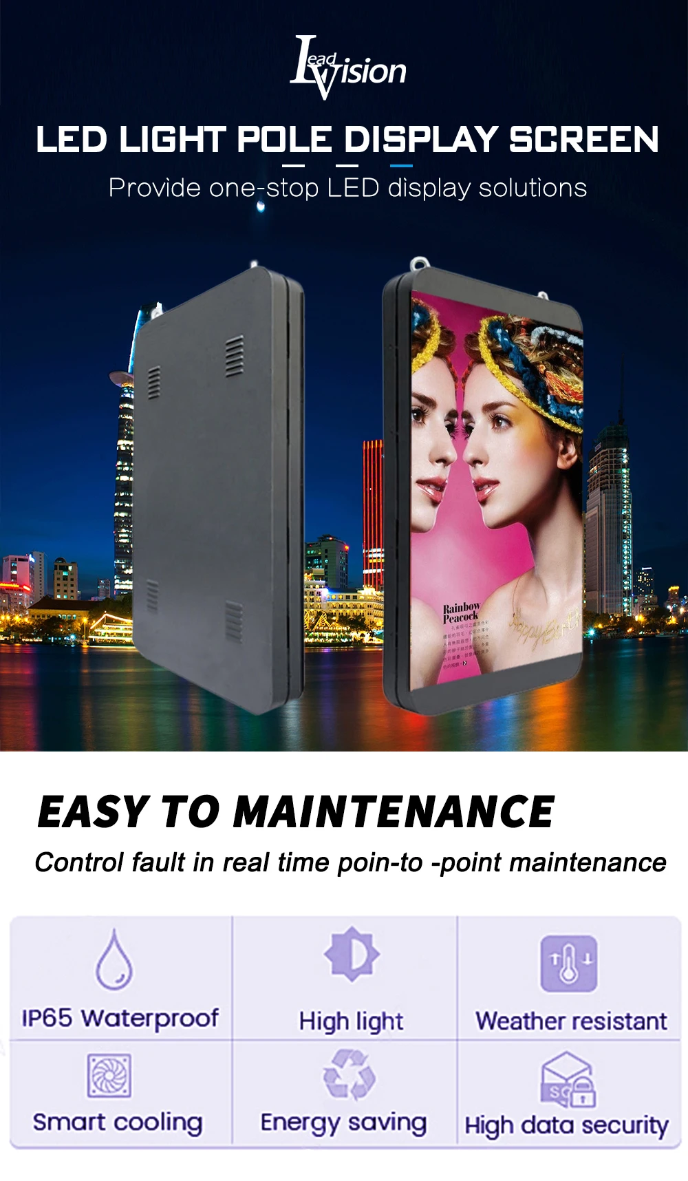 Portable Outdoor Led Signs Programmable Led Sign,Street Light Pole Led ...