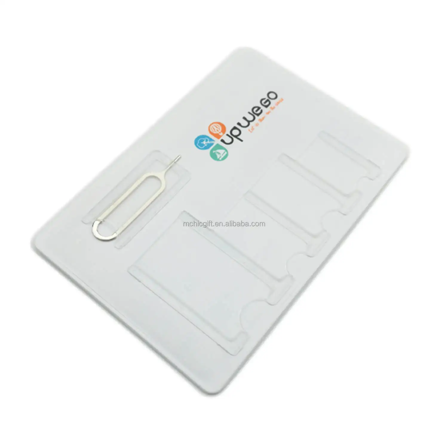PVC Mobile Phone SIM Cards Soft Plastic Holder - Customizable