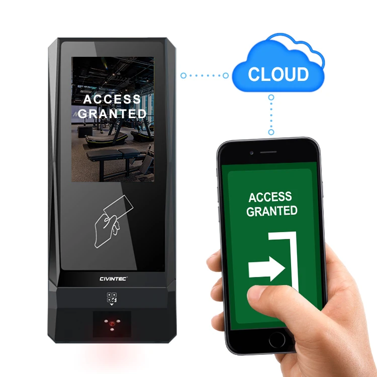 CIVINTEC CT9 WiFi 7inch Android Tablet Http Server Rfid Reader Poe BLE Smart Touch Keypad With App Gate Access Control