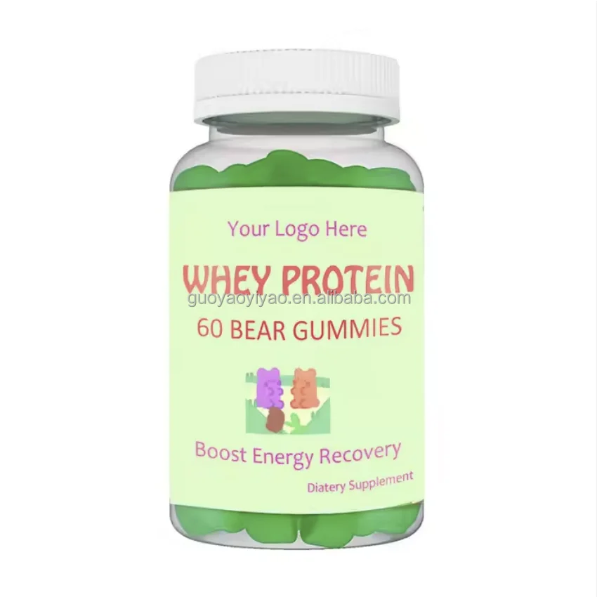 Oem Healthcare Supplement Wholesale Whey Protein Gummies 60 Gummies