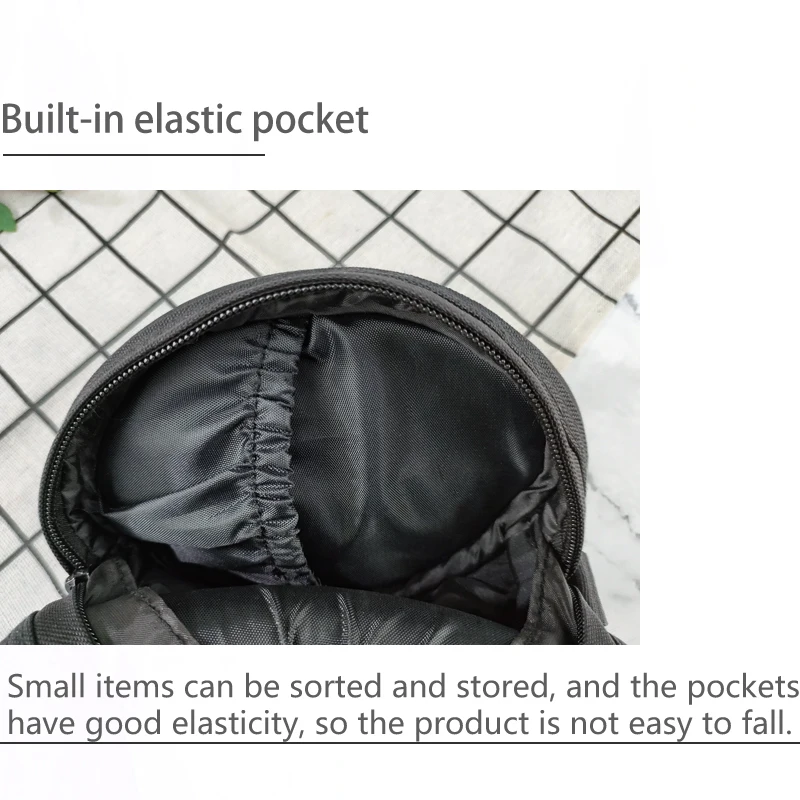 Small Custom Zipper Headphone Case Waterproof Carrying Cover Hard Shell Earphone Headphone EVA Storage Case details